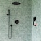 Alfi Brand Matte Black Stainless Steel 12" Round Ultra-Thin Rain Shower Head RAIN12R-BM - alternate 3